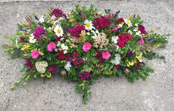 Farewell funeral flowers